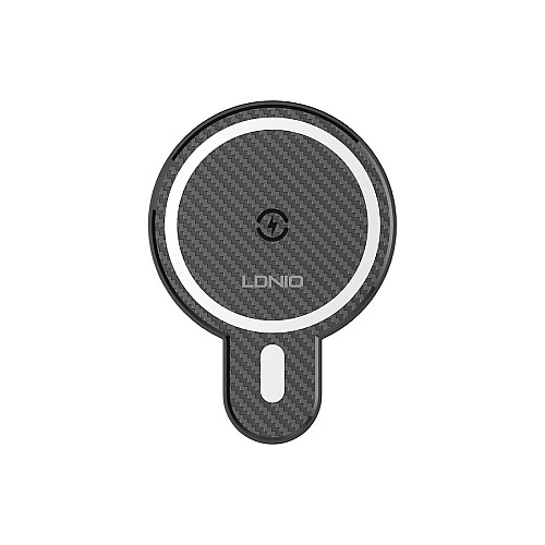 Автомобильный держатель для телефона LDNIO Magnetic MA20 15W Беспроводная зарядка Магнитный Чёрный