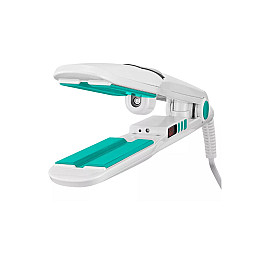 Выпрямитель для волос Kitfort КТ-3227-3 бело-бирюзовый