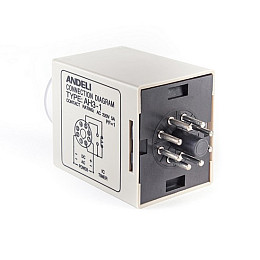 Реле времени ANDELI АH3-2 (0-60 min) AC 220V