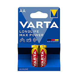 Батарейка VARTA Longlife Power Max Mignon 1.5V - LR6/AA 2 шт в блистере