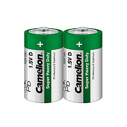 Батарейка CAMELION Super Heavy Duty R20P-SP2G 2 шт. в плёнке
