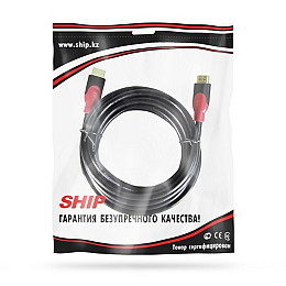 Интерфейсный кабель HDMI-HDMI SHIP SH6016-5P 30В Пол. пакет