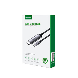 Интерфейсный кабель Ugreen MM142 USB Type-C to HDMI