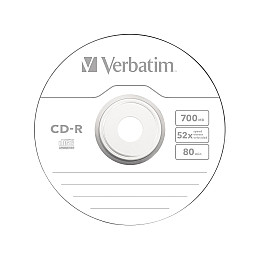 Диск CD-R Verbatim (43432) 700MB 25штук Незаписанный